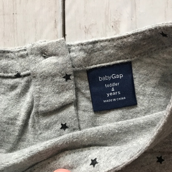 Baby Gap Star Long Sleeve Peplum Tee, size 4 - Picture 3 of 8